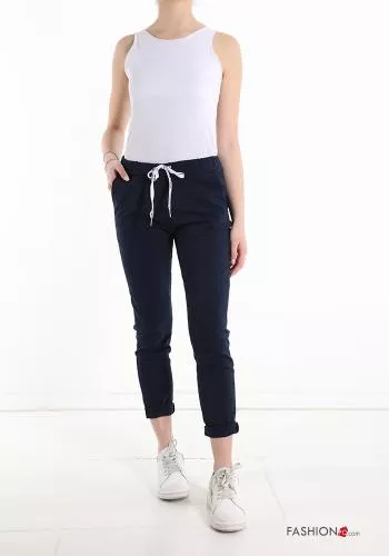  Cotton Trousers with pockets with bow