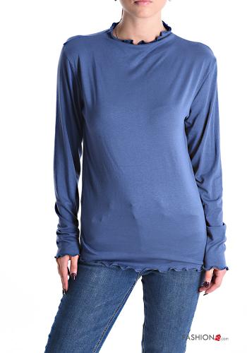  Casual Long sleeved top  Savoy blue