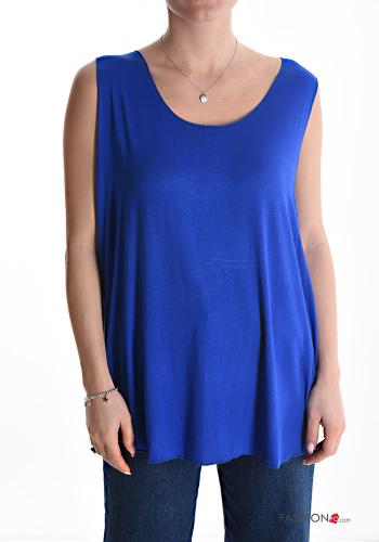  Casual Tank-Top  Electric blue