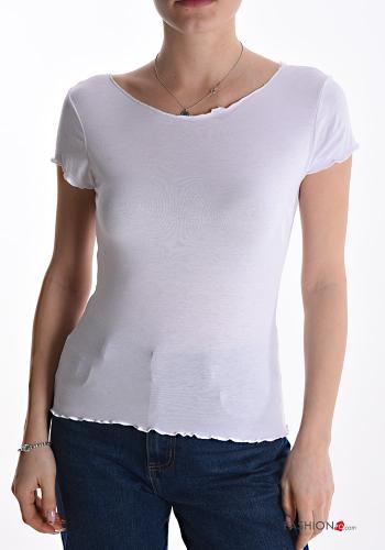  T-shirt Casual  Bianco