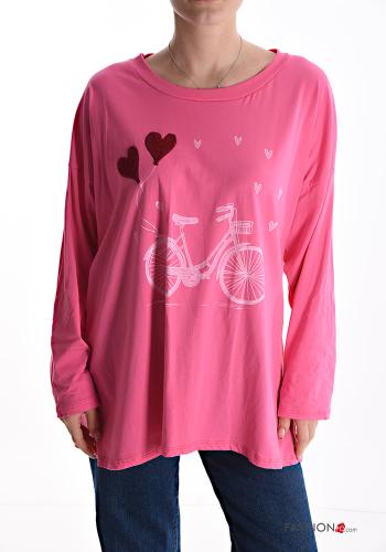  Patterned Cotton Sweatshirt 