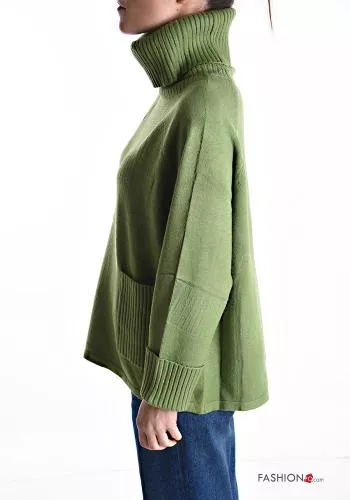  Sweater Rollneck with pockets