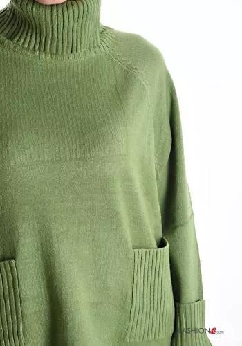  Sweater Rollneck with pockets