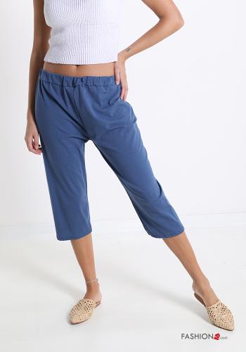  Cotton Cropped Trousers 