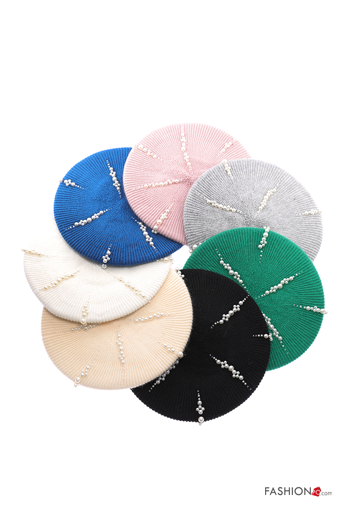 Set 12 pezzi Cappello con perle - ph 1