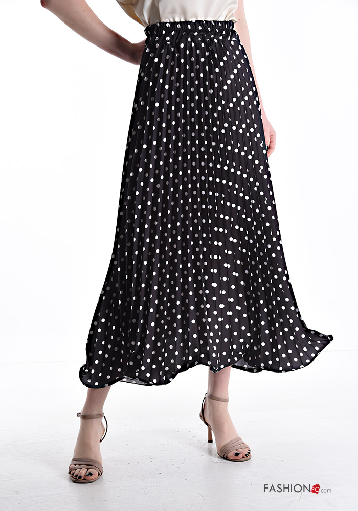 Gonna Anni '50 Rockabilly Con Pois E Cravatta - 17 Colori Super Trendy! - Foto 5