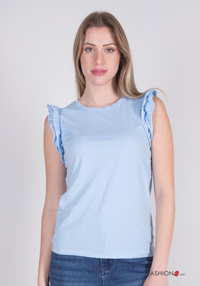 Abito Estivo In Cotone E Lino Per Bambine E Ragazze, Con Maniche A Volant E Bottoni Vintage, Colore Naturale, Taglie 2-7 Anni