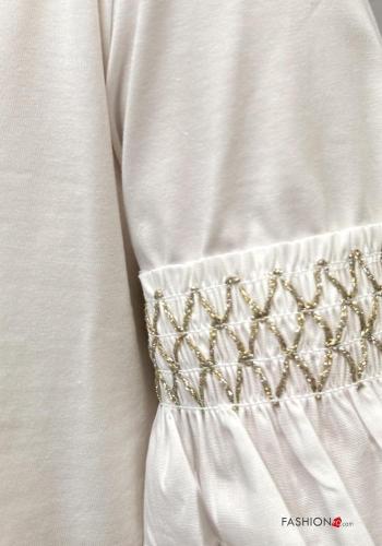 T-shirt in Cotone girocollo lurex maniche corte - ph 3
