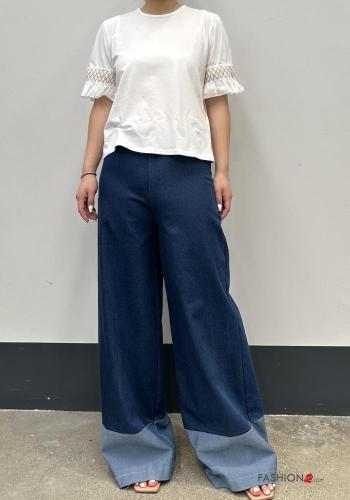 T-shirt in Cotone girocollo lurex maniche corte - ph 4