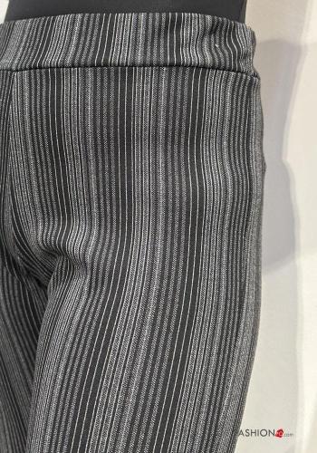 Streifenmuster lange Hose mit gummizug - ph 3
