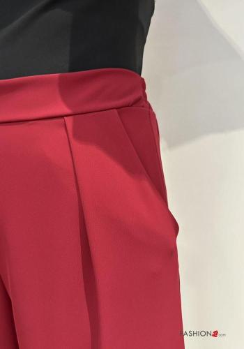wide leg Hose mit Taschen mit gummizug - ph 2
