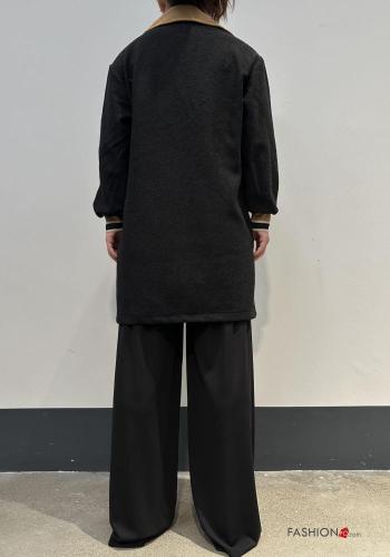 Cappotto con elastico con bottoni con tasche - ph 2