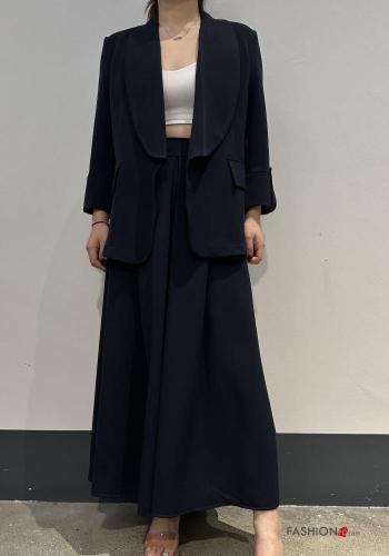 Blazer maniche lunghe con bottoni con tasche - ph 5