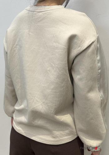 Felpa in Cotone maniche lunghe girocollo - ph 2