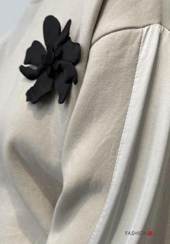 Felpa in Cotone maniche lunghe girocollo - ph 3