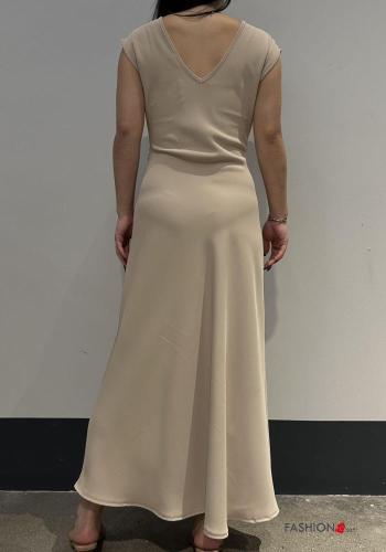 short sleeve backless long Dress - ph 3
