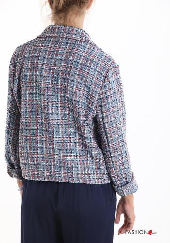 Giacca in Cotone con colletto senza fodera con bottoni con tasche - ph 4