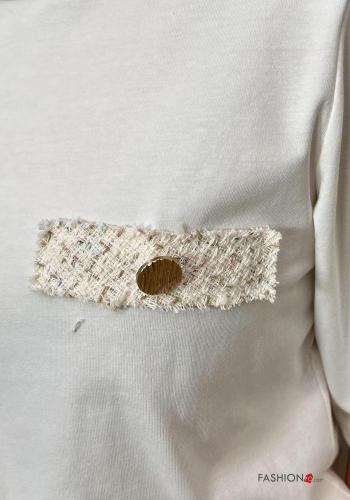short sleeve crew neck Cotton T-shirt - ph 2