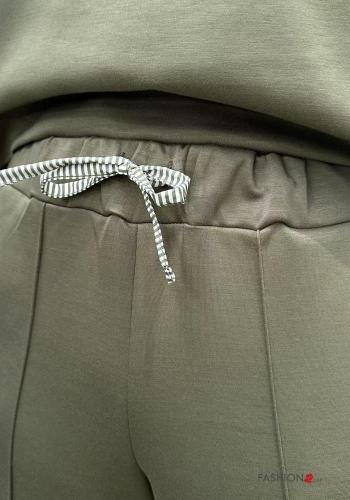 Pantalone sportivo regolabile con tasche con elastico - ph 2