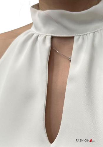 Coordinato senza maniche con elastico con bottoni con tasche - ph 4