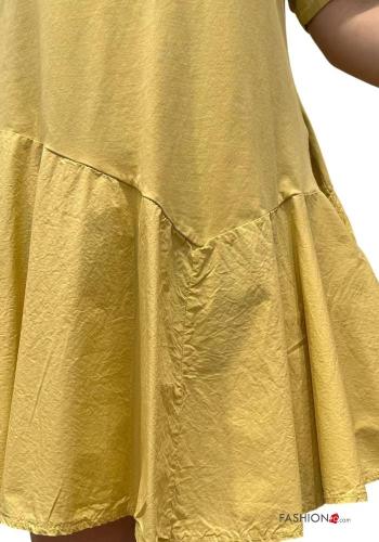 Kleid aus Baumwolle mit Taschen - ph 2