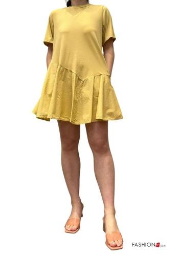 Kleid aus Baumwolle mit Taschen - ph 4