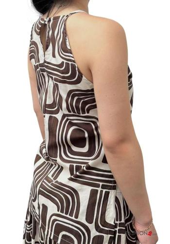 Top in Cotone Fantasia geometrica con bottoni - ph 4