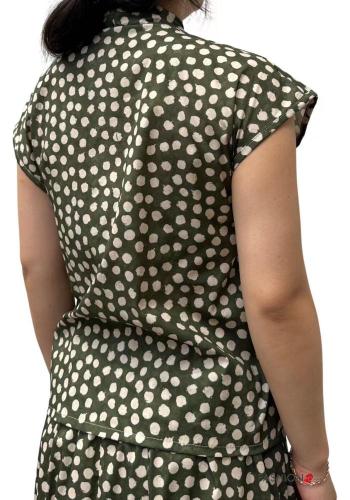 Blusa in Cotone Fantasia pois - ph 3