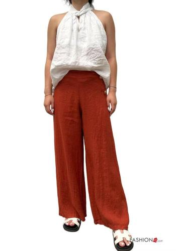 Linen Trousers with buttons with elastic - ph 4