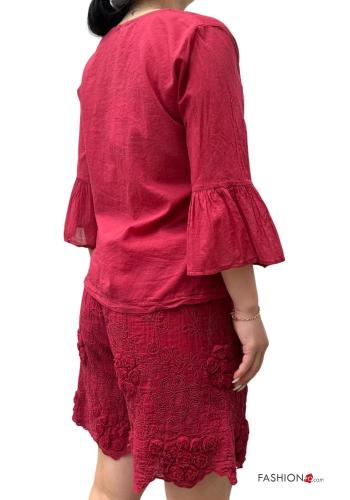 Pantaloncino Short in Cotone con elastico - ph 3