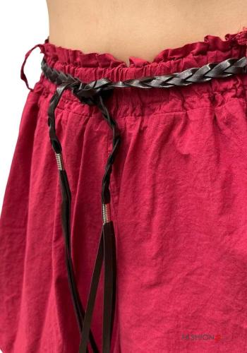 Pantaloncino Short in Cotone con cintura con elastico - ph 2