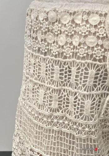 macrame Cotton Bermuda with lining with elastic - ph 2