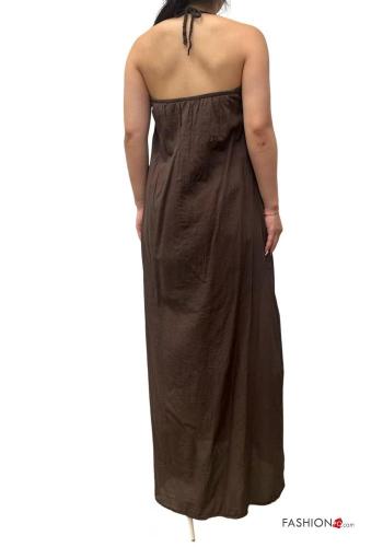 Makramee verstellbarer Kleid aus Baumwolle mit Futter - ph 3