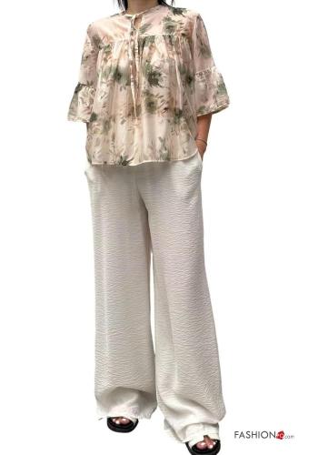 Blusa regolabile Fantasia floreale - ph 4