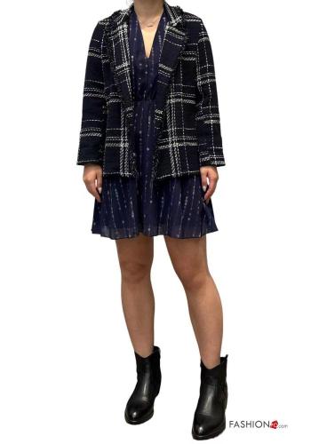 Blazer em Algodão manga comprida Padrão Tartan - ph 4