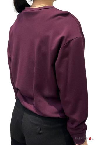Felpa maniche lunghe girocollo con elastico - ph 3