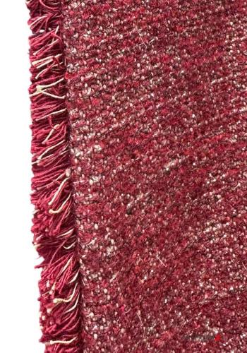 Boléro en Mélange de Laine manches longues col rond à franges sans doublure - ph 3