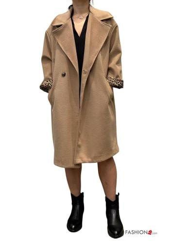 Manteau avec poches avec doublure à boutons - ph 3