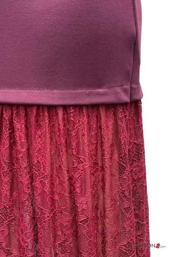 lace trim Skirt with elastic - ph 4