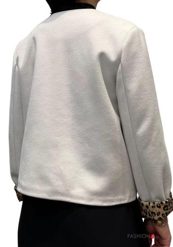 Blusão Bomber manga comprida com botões com bolsos - ph 2