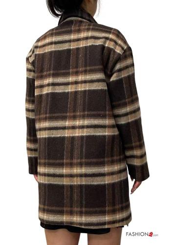 Cappotto in Cotone con fodera con bottoni con tasche - ph 4