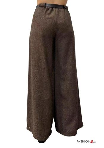 Hose mit Gürtel mit gummizug mit Taschen - ph 4