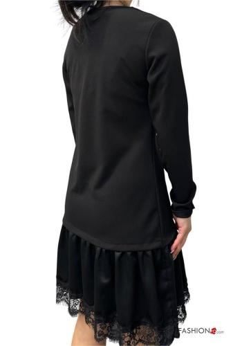 Vestido encaje satén - ph 3