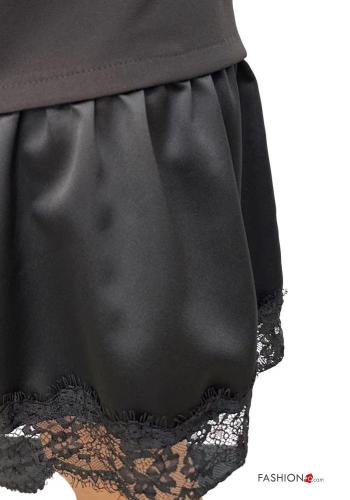 Vestido encaje satén - ph 4