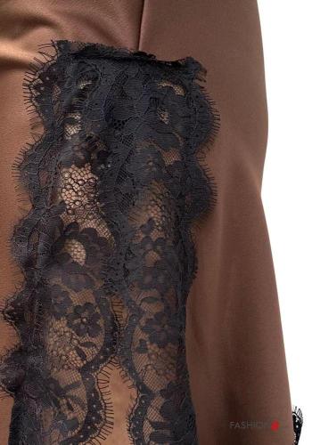 Vestido encaje satén - ph 4