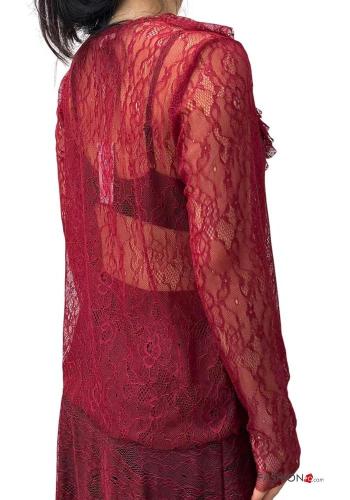 lace trim Blouse without lining - ph 3