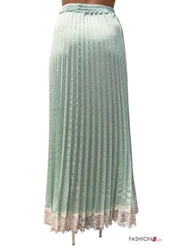 Gonna plissé pizzo Fantasia pois con elastico - ph 3