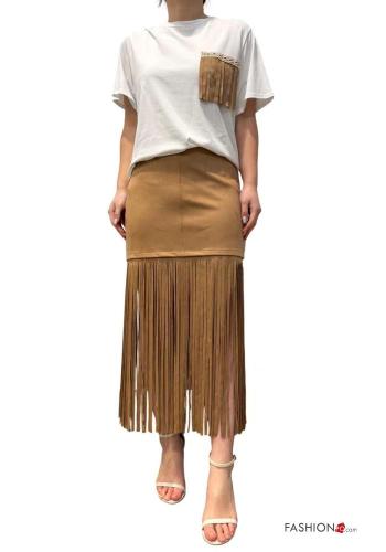 Gonna con zip con frange - ph 2