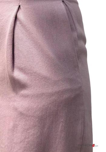 Cotton Trousers with buttons with zip - ph 3