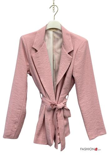 Blusão com cinto com forro - ph 2